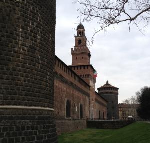 Sforza Castle - front view